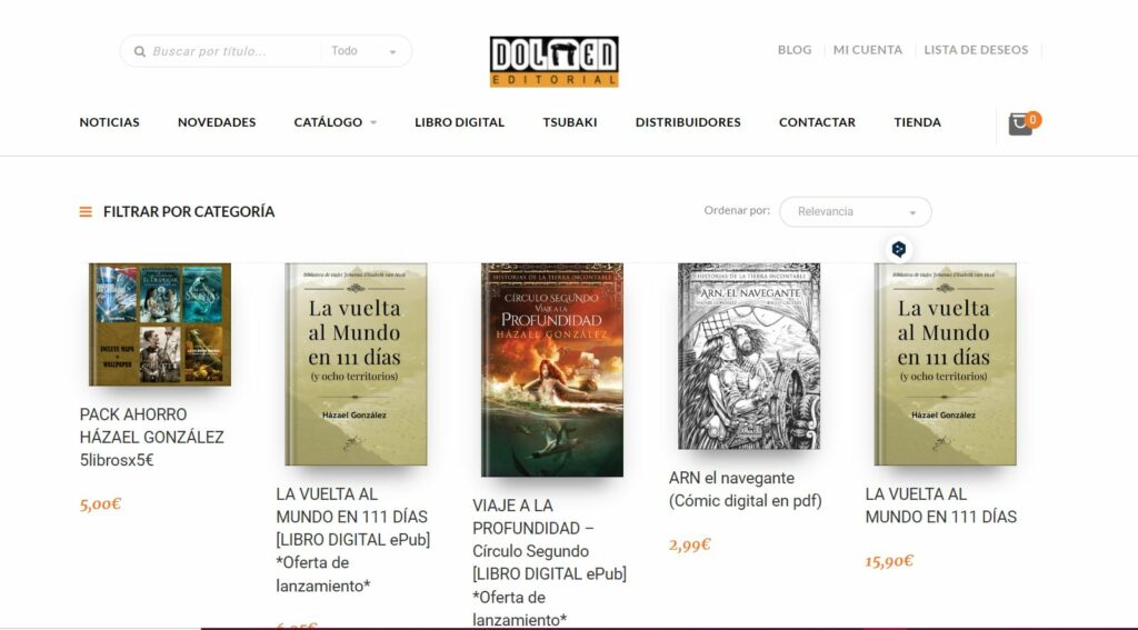 Libros de Házael González en Dolmen